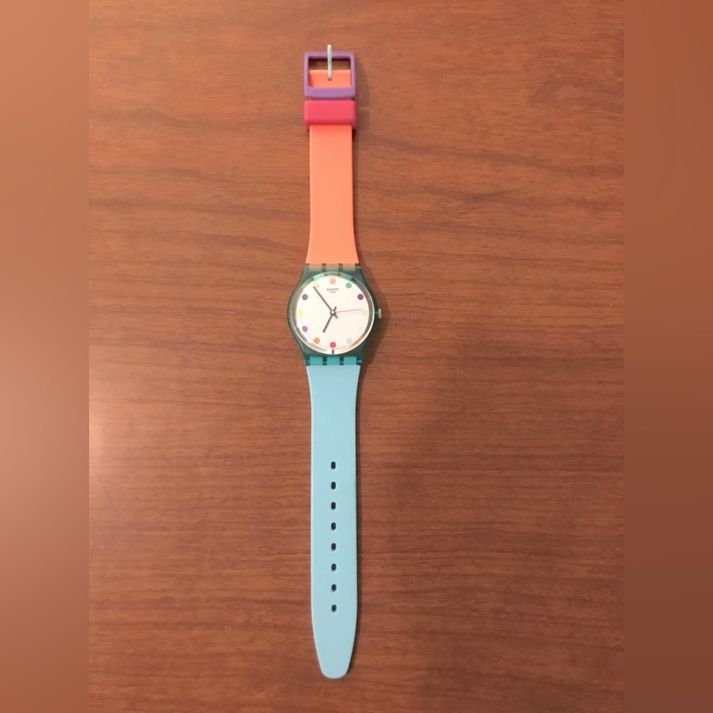 Vintage New Swatch Watch Karol Swiss Movement Wristwatch Unisex 1980’s
